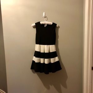 Black and white dress